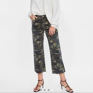 Zara camo culottes. BNWOT.